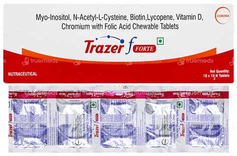 Trazer F Forte | Order Trazer F Forte Tablet Online at Truemeds