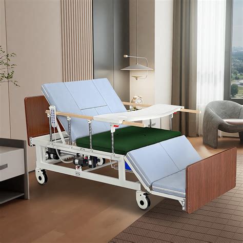 Fully Electric Hospital Bed for Home Use with Premium Mattress and ...