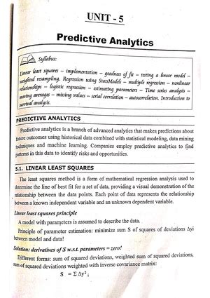 Foundations of Data Science - Unit 2 - Unit – 2: Describing Data Types ...