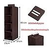 Kuber Industries 4 Shelf Closet/Wardrobe Hanging Organizer|Shoes ...