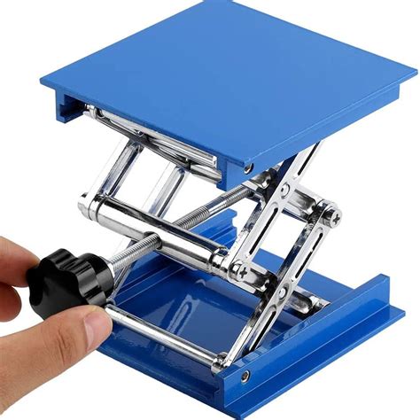 Buy LUOENMOS Lab Jack Stand Table Lift, Laboratory Lift Table Aluminium ...