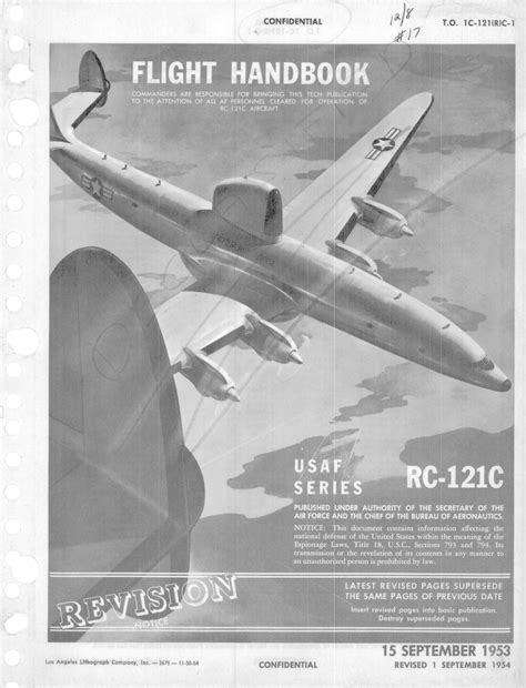 LOCKHEED 649 1049 C-121 CONSTELLATION - Flight Manuals