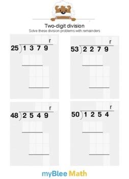 Image result for Division Using Two Digit in Grade 5