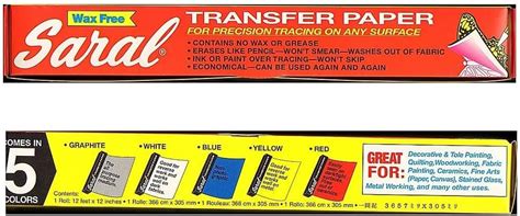 SARAL Yellow Wax- Transfer Tracing Paper for India | Ubuy