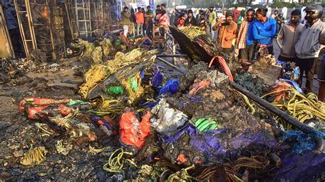 Over 40 shops gutted in major fire in Bhubaneswar market