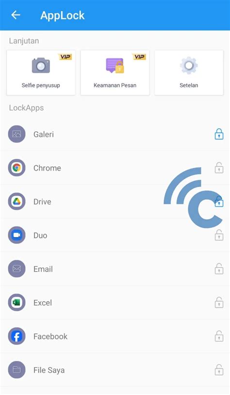 Image result for App Lock Setting Lock My Android Phone