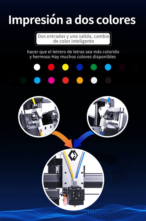 Channel letter 3D printer in Spanish