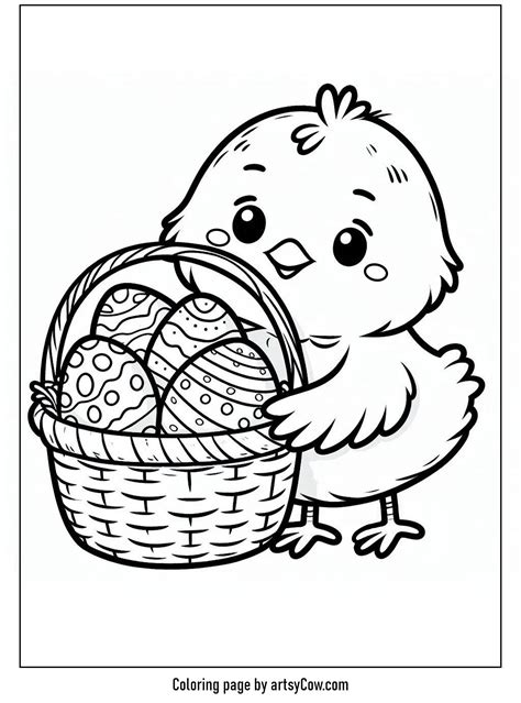 15 Easter Chick Coloring Pages For 2026 - ArtsyCow