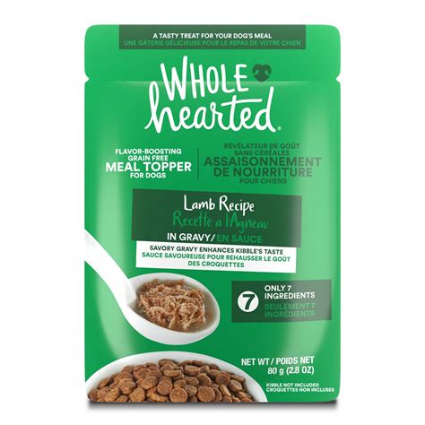 WholeHearted Lamb Recipe in Gravy Dog Meal Food Topper, 80-g | Canadian ...