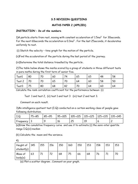 Image result for Questions Math PDF