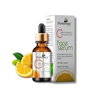 Humonica Naturals Vitamin-C Face Serum With Hyaluronic Acid | Glow ...