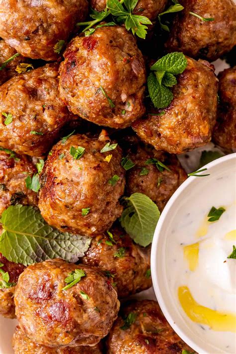 Easy Baked Lamb Meatballs - The Big Man's World