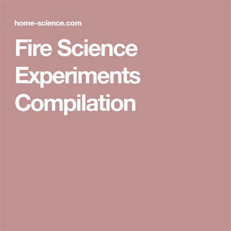Science Experiments Fire Trick 的图像结果