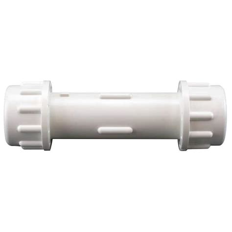 PVC Pipe Compression Coupling 1 1 2 Inch 的图像结果