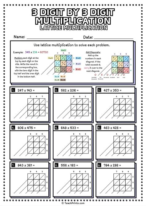 Image result for 3 Digit Multiplication Worksheets