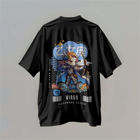 Virgo Zodiac Tee : Oversized T-Shirt for Men