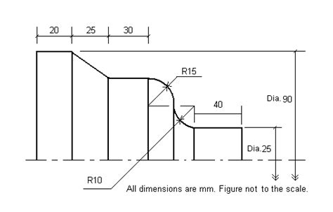 Figure 3 A component to be turned.
