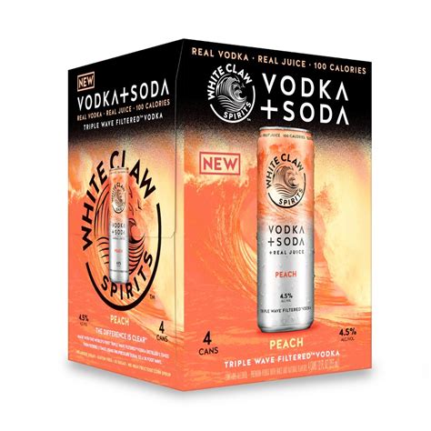 Buy White Claw Spirits Vodka Soda Peach - 4pk12 fl oz Cans Online at ...