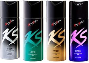 Kamasutra Urge Woo Dare Rush 150ML Each (Pack 4) Deodorant Spray - For ...