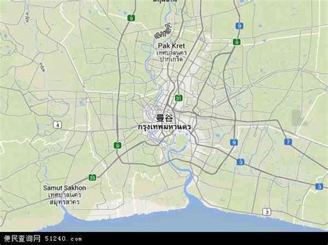 曼谷地图 - 曼谷卫星地图 - 曼谷高清航拍地图 - 便民查询网地图