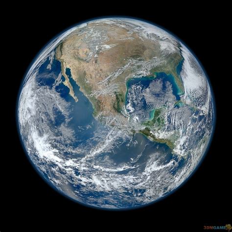 8000x8000 NASA拍摄史上最高分辨率全景地球照片_3DM单机
