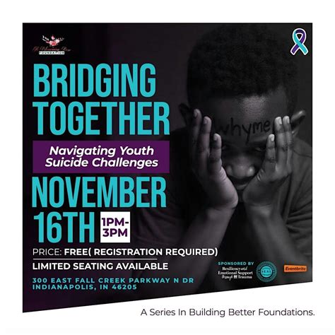 Bridging Together: Navigating Youth Suicide Challenges, Center Township ...