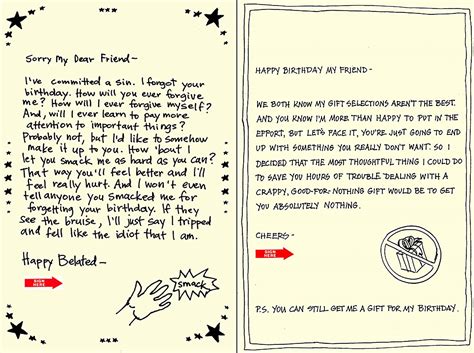 Quiplip Handwritten Yours Truly Birthday Cards, 6-Pack (YT07126PCK ...