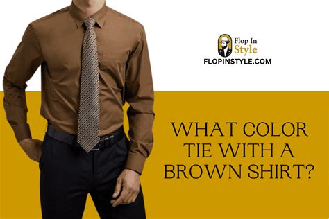 What Color Tie Goes With A Brown Shirt? (Outfit Ideas)