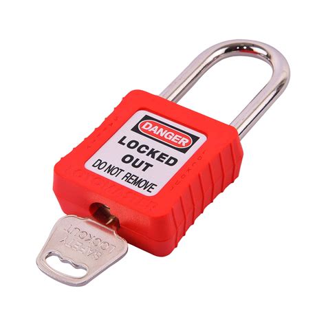Safety Lockout Padlock Keyed Different - LM-ULPP-RS-KD-R : Amazon.in ...