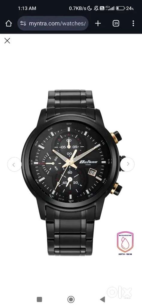 Titan Octane Primal Quartz Chronograph Grey Dial Grey Stainless Steel ...