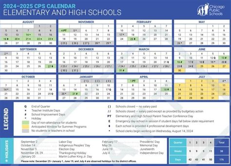 CPS releases 2024-25 calendar with late August start, details on ...