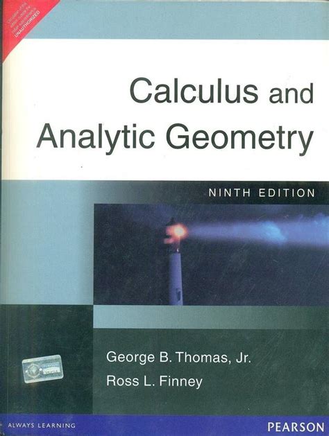 Calculus & Analytic Geometry 9 Edition: Buy Calculus & Analytic ...