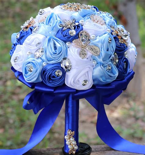 Light Blue Flowers Bouquet