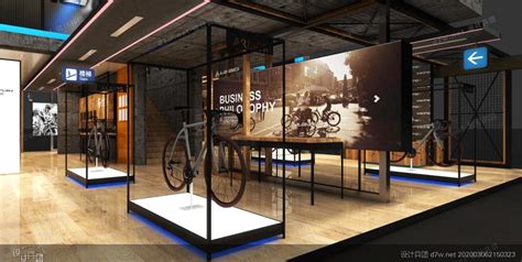 高端自行车展厅设计案例-安平展览