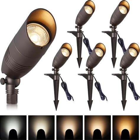 EZlumify Low Voltage Landscape Spotlights, Outdoor Tree Lights Wired ...
