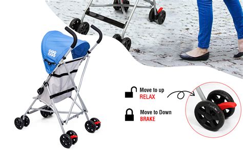 Buy BeyBee Travel-Friendly Compact Baby Stroller Pram for Newborn Baby ...