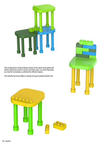 桌椅（Table and chairs）（乐高LEGO 275） | Brick4.com - 最实用的国产积木索引表