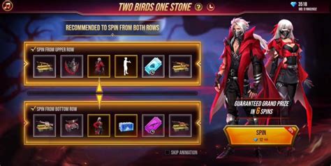 Free Fire Two Birds One Stone Event: How To Get The Blood Buster Bundle ...