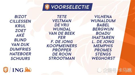 荷兰队30人名单：范佩西罗本领衔_虎扑国际足球新闻