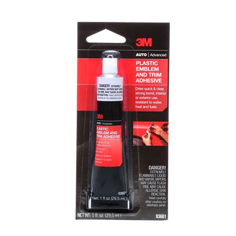 3M Automotive Interior Glue: Plastic Emblem and Trim Adhesive for Auto Car Vehicle, 03601, 1 oz ...