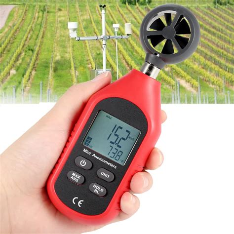 Ljjtds Anemometer Handheld Digital Wind Speed Meter Gauge With Backlit ...