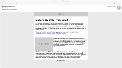 Making HTML Email with CSS 的图像结果