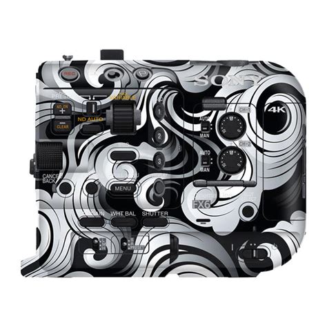 Smoke Swirl Sony FX6 Camera Skin