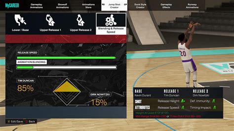 Jump shot 6’10+ best I could make (89+ 3pt) vs what I use @ 85 3pt. : r ...