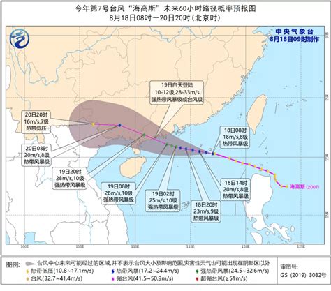 2020年第七号台风“海高斯”出生，厦门地区午后闷热多雷雨天气_影响