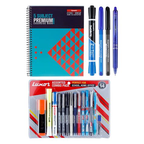 Luxor : Study from home kit (2127) with Zipper Pouch : Amazon.in ...