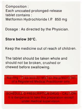 Gluconorm Sr 850 Tablet 10: Uses, Side Effects, Price & Substitutes