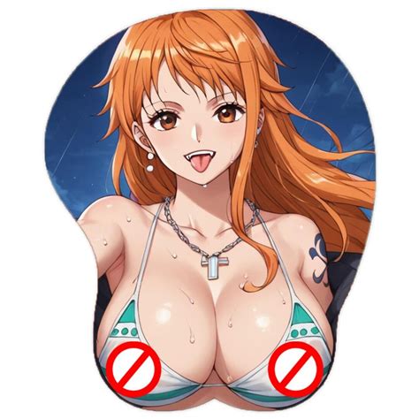 Hentai Nami Mousepad Boobs One Piece Wrist Rest Ergonomic Gift - Etsy