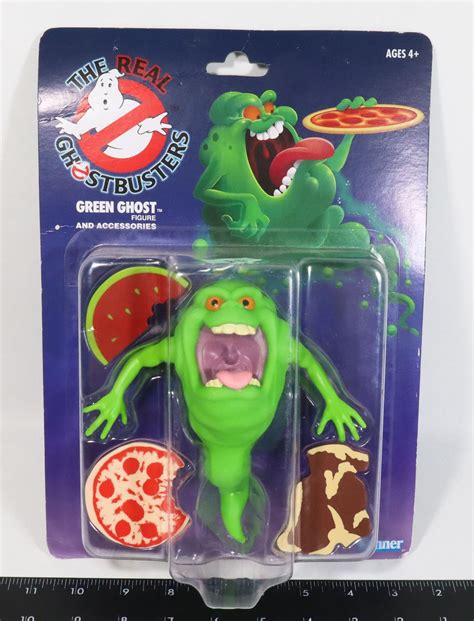 THE REAL GHOSTBUSTERS GREEN GHOST FIGURE AND