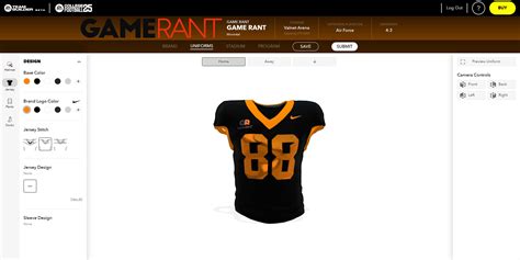 Custom Uniforms Builder